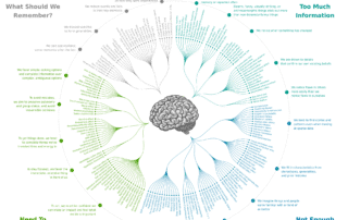 graphic showing 188 cognitive biases